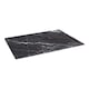 image 1 of Harbour Housewares Rectangle Glass Chopping Board - 40 x 30cm - Black Marble | Black | Black Marble