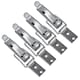 image 1 of 115mm Stainless Steel Bailing Latch 4pk Over Centre Catch Cam Hook Stainless Steel