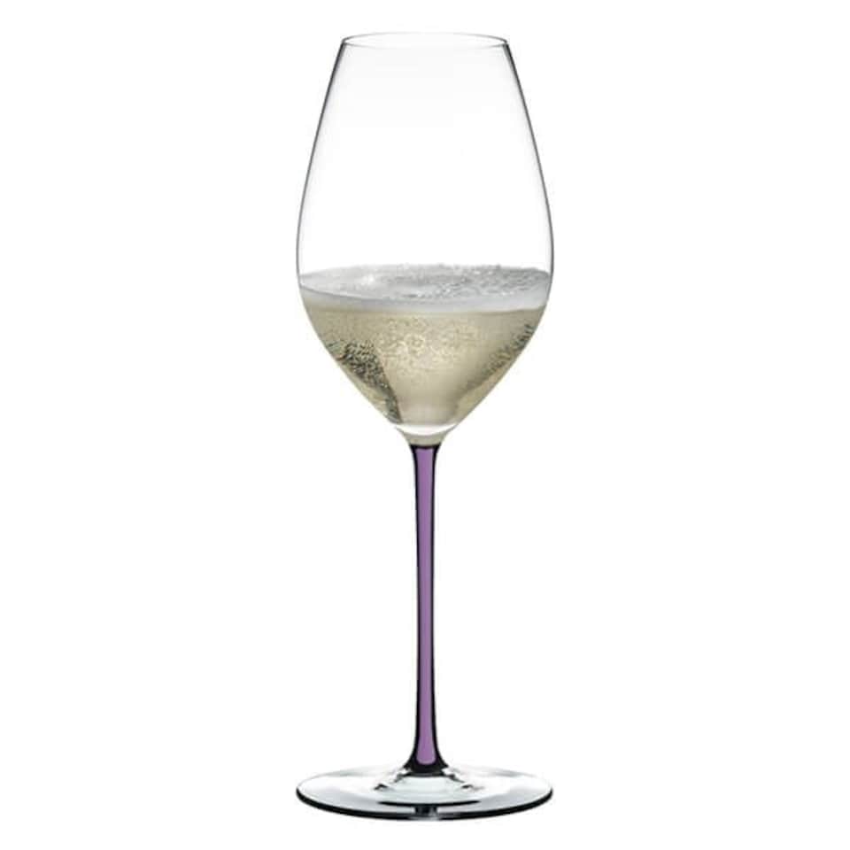 image 1 of Riedel Hand Made Fatto a Mano Champagne Wine Glass Violet