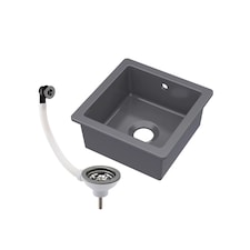 Balterley Single Bowl Kitchen Sink Fireclay with Overflow - Set C