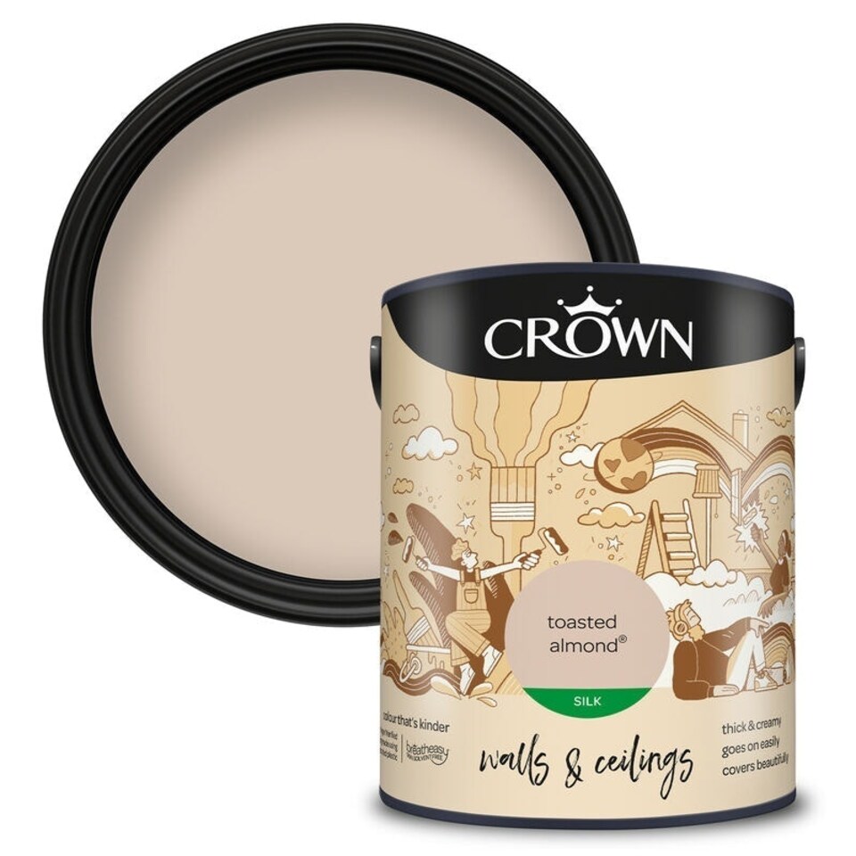 image 1 of Crown Silk Emulsion Toasted Almond 5L