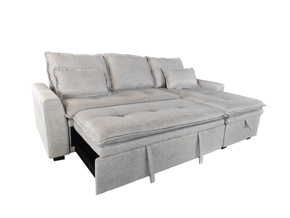 image 1 of Lucca 3 Seater Storage Sofa in Grey or Silver | Silver | One Size