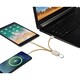 image 2 of Bates Cork 3 in 1 Charging Cable - Natural - One Size