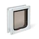 image 6 of Cat Mate Lockable Cat Flap with Door Liner to 50mm White (2 inches) (234W)