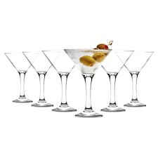 Rink Drink  Martini Glasses - 175ml - Clear - Pack of 6