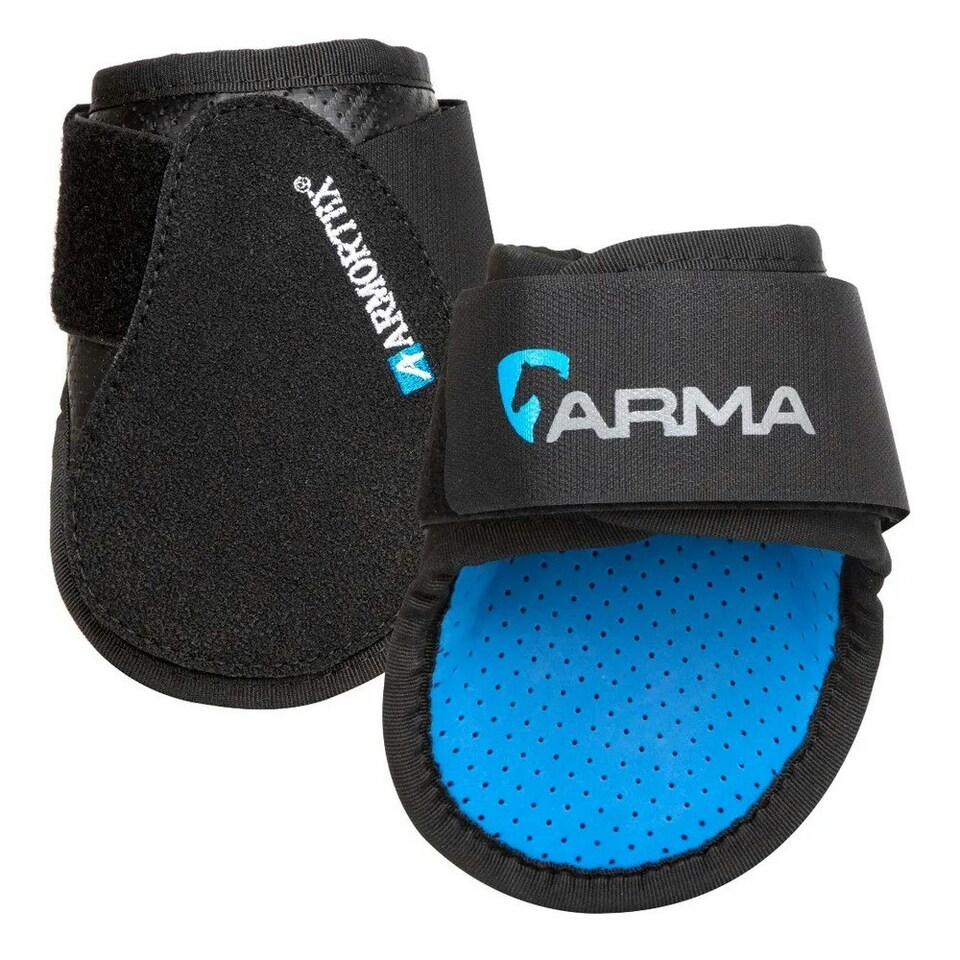 image 1 of ARMA Carbon Flex Horse Fetlock Boots - Black - Cob