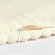 image 3 of OHS 2 x Ribbed Soft Fleece Cushion Covers, 45x45cm - Cream