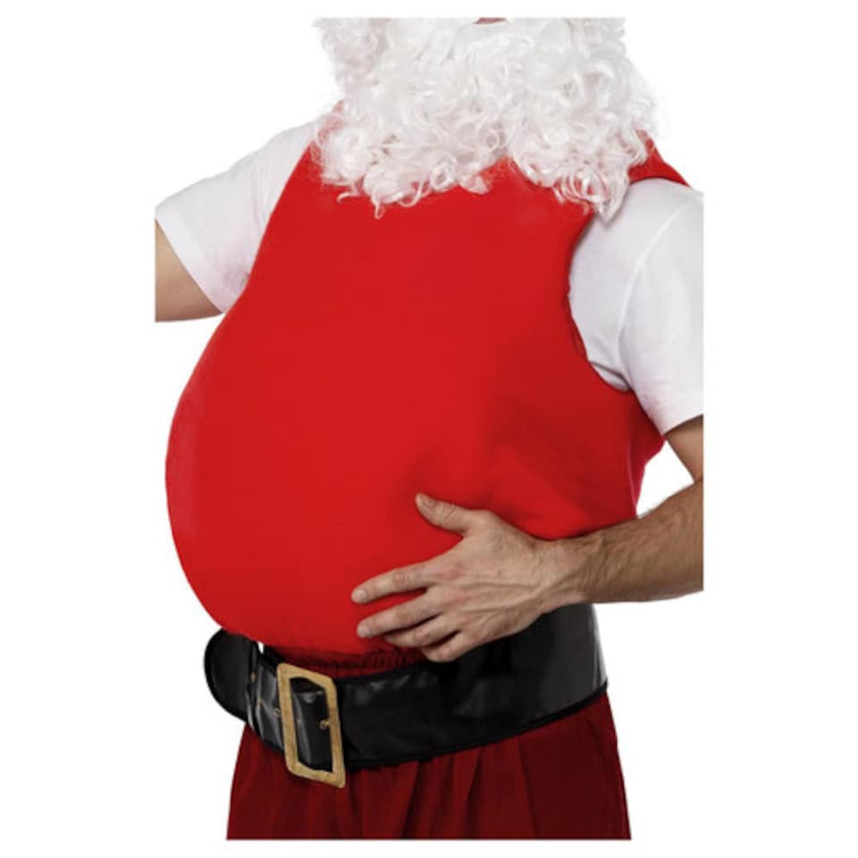 image 1 of Santa Claus Belly Stuffer Christmas Fancy Dress Costume Accessory Unisex Adult One Size