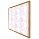 image 5 of Pink & blue flower design (Picture Frame) White | XS