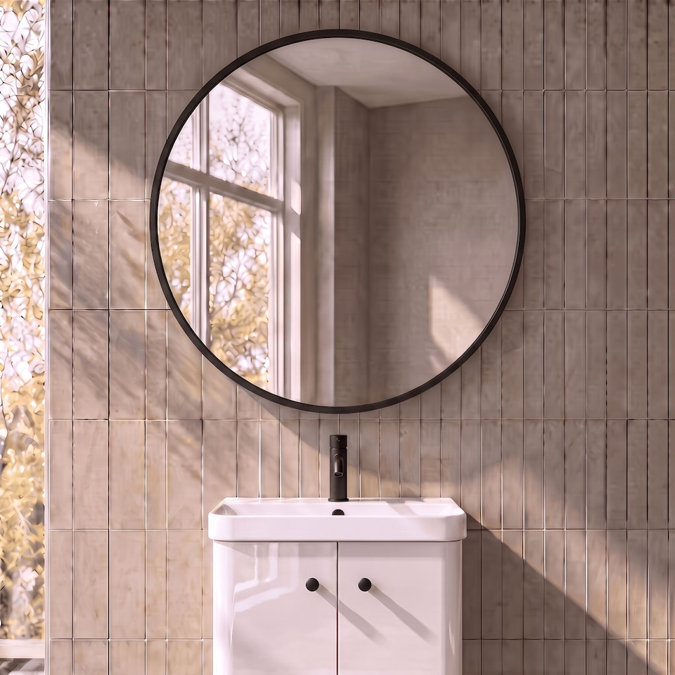 image 1 of Balterley Round Bathroom Mirror