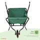 image 4 of Oypla Lightweight Folding Garden Wheelbarrow Foldable Wheel Barrow