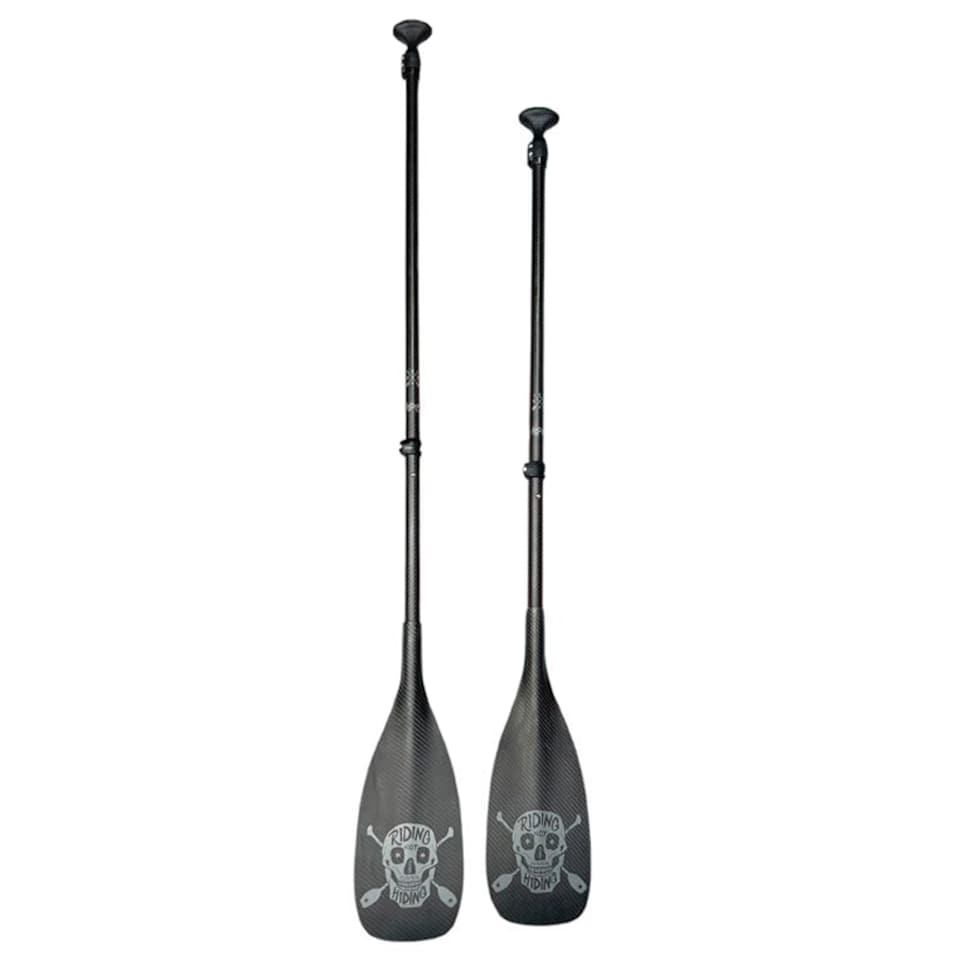 image 1 of Riding not Hiding Full Carbon 3-Piece Paddle | Black | Carbon | Midi