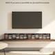 image 8 of HOMCOM Set of 2 CD Storage Units with Adjustable Shelves High Gloss Black