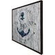 image 3 of Anchor print on wood (Picture Frame) White | XS
