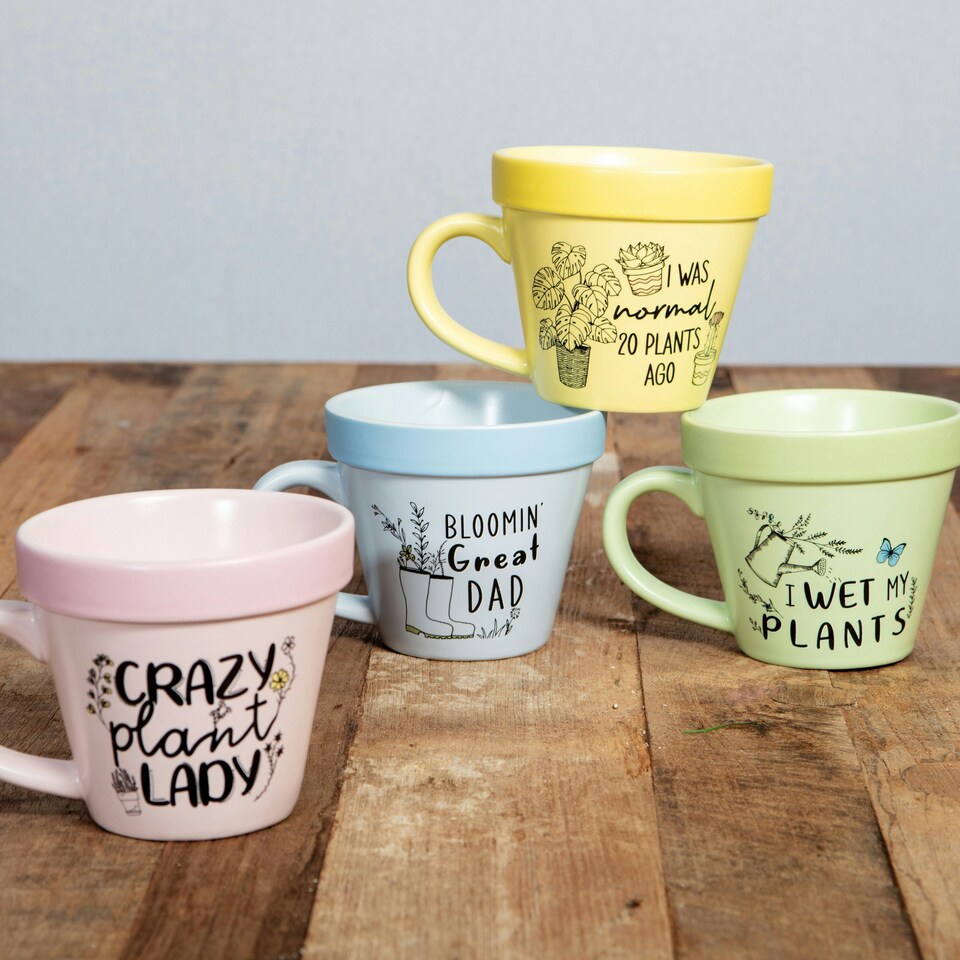 image 1 of Plant-a-holic Mugs - Crazy Plant Lady