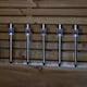 image 3 of 36cm 10 White LED Stainless Steel Solar Garden Path Lights