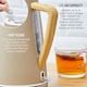 image 6 of Swan Nordic Oatmeal 1.7L 3KW Kettle, 2 Slice Toaster, Breadbin and Canisters Kitchen Set