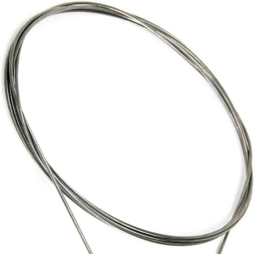 image 1 of Sport Direct Bike Galvanized Steel Gear Wire 1.8 Metre