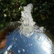image 2 of Primrose Polished Stainless Steel Sphere Water Feature Lights No Reservoir 120cm