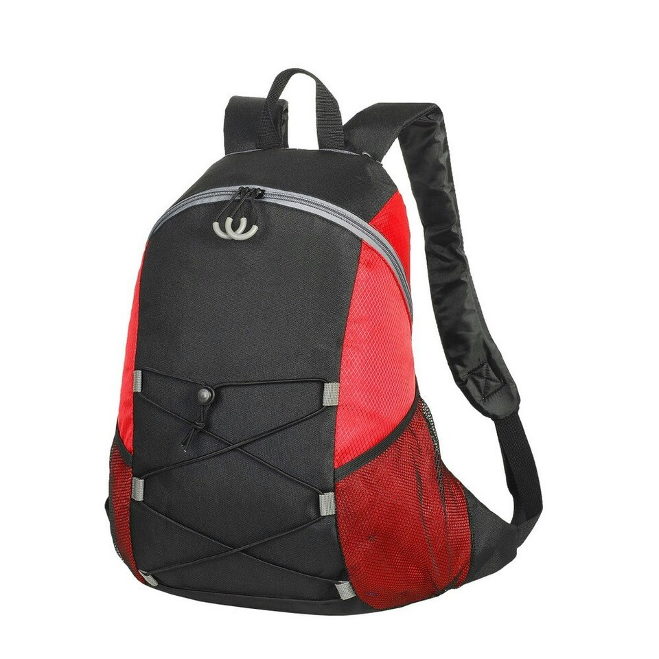 Shugon Adults Unisex Chester Backpack - Black/Red - One Size