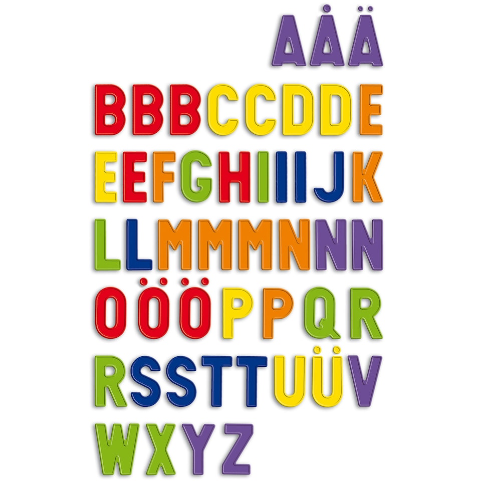 image 1 of Quercetti ABC Magnetic 48 Pieces