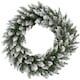 image 10 of 60cm Snow Tip Christmas Wreath with 160 Bullet Tips