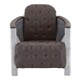 image 1 of Interiors by Premier Buttoned Armchair Brown