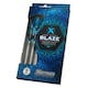 image 2 of Harrows Blaze Steel Darts (Pack Of 3) - Blue/Silver - 23g