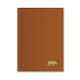 image 1 of Rhino Stationery 160 Page Soft Touch Flexiback Notebook Tan A6