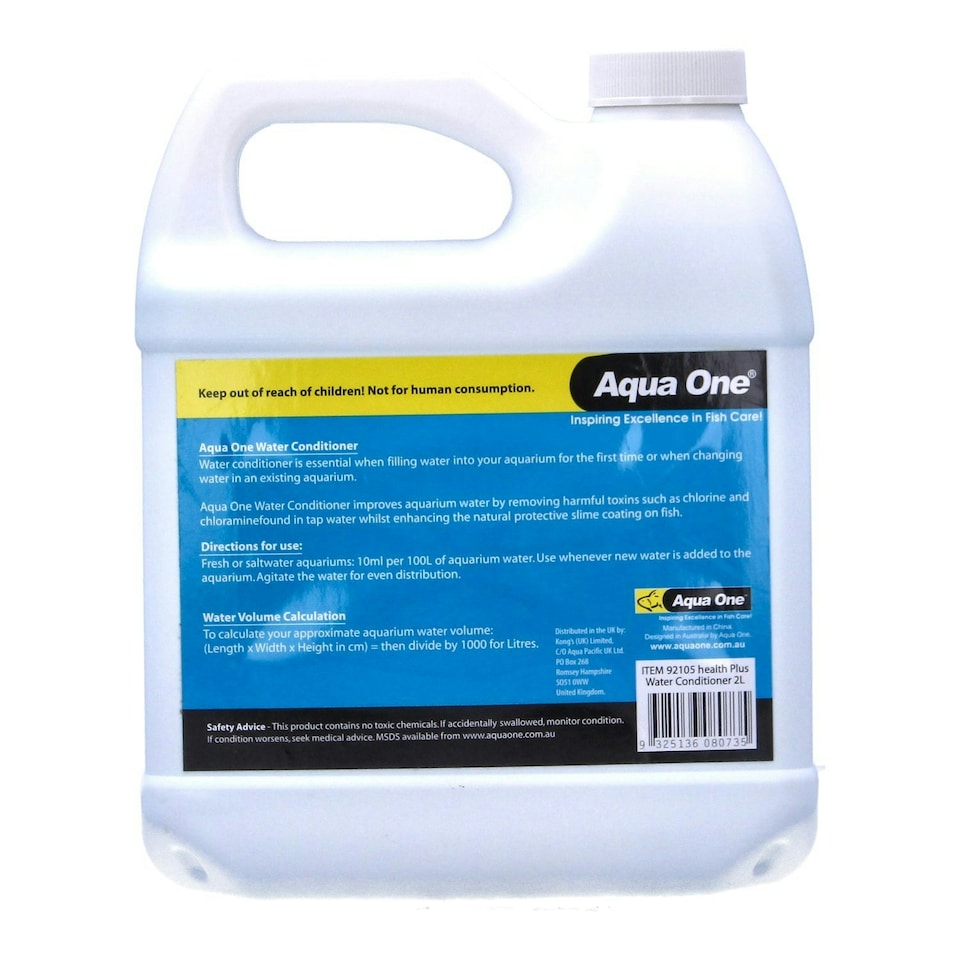 image 1 of Aqua One Health Plus 2L - Aquarium Water Conditioner