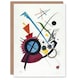 image 1 of Wassily Kandinsky Art Card Violet Abstract Painting