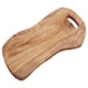 image 2 of Kora Serving Board With Handle in Olive Wood Cream