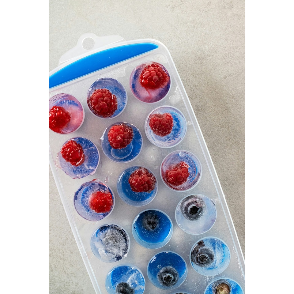 image 1 of Colourworks Silicone Ice Cube Tray Blue
