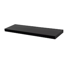 Harbour Housewares Modern Floating Wall Shelves - 80cm - Black