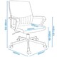 image 5 of Brooklyn office chair in black