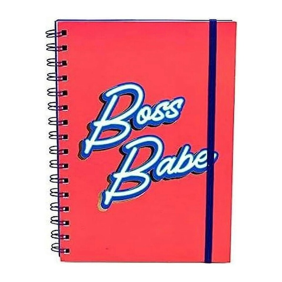 Bossin It Wire A5 Notebook - Red/Blue - One Size