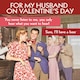 image 1 of You Never Listen To Me... - Husband Valentine's Day Card