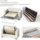 image 7 of Visco Elastic Memory Foam Replacement Sofa Bed Mattress, Folding Sofabed, Metal Action Settee Matress 7cm Thick N/A | Double