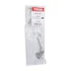 image 2 of Timco - Cabin Hook - Satin Chrome (Size 100mm - 1 Each)
