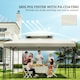 image 10 of Outsunny 3x4m Gazebo Replacement Roof Canopy 2 Tier Top UV Cover Patio Cream