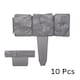 image 7 of 23cm 10 Piece Grey Cobble Stone Effect Garden Edging Boarder
