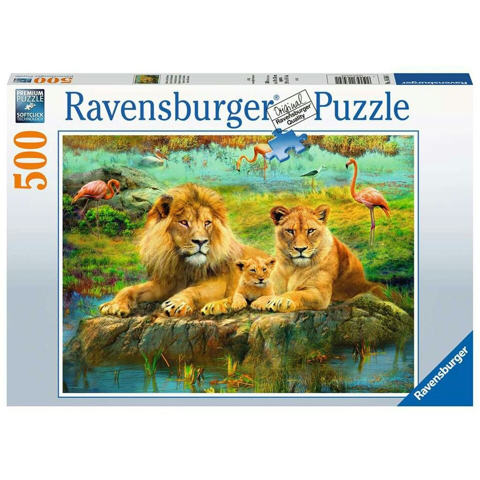 Ravensburger Lions of the Savannah 500 Piece Jigsaw Puzzle