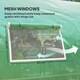 image 6 of Outsunny Tunnel Greenhouse, Upgraded Structure, Hinged Doors, 6 x 3(m), Green