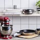 image 2 of KitchenAid Classic Stainless Steel Frying Pan, 28cm