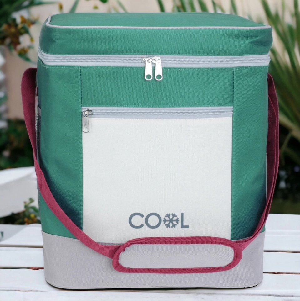 image 1 of 30L Insulated Ice Cooler Shoulder Backpack Rucksack Bag Camping Hiking Picnic | Green | Green