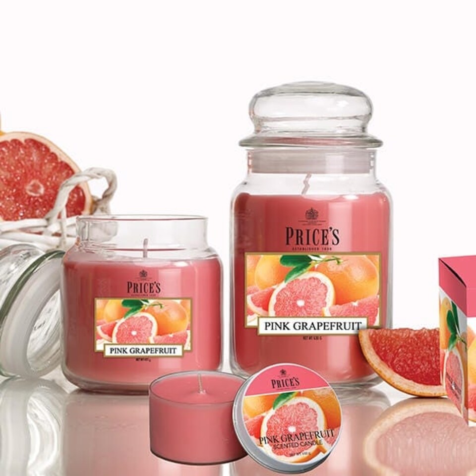 image 1 of Prices Fragrance Collection Pink Grapefruit Large Jar Candle