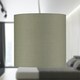image 8 of Set of 2 Sage Green Textured Cotton 17cm Table Lamp Shades Green