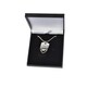 image 2 of Arsenal FC Stainless Steel Engraved Crest Dog Tag And Chain - Silver/Black - One Size