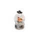 image 4 of Widdop Gifts Robin and Mistletoe Miniature Snow Globe