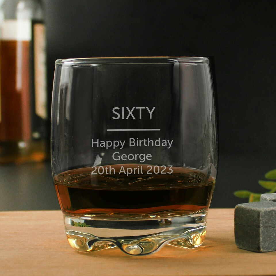 image 1 of Personalised Free Text Tumbler Clear